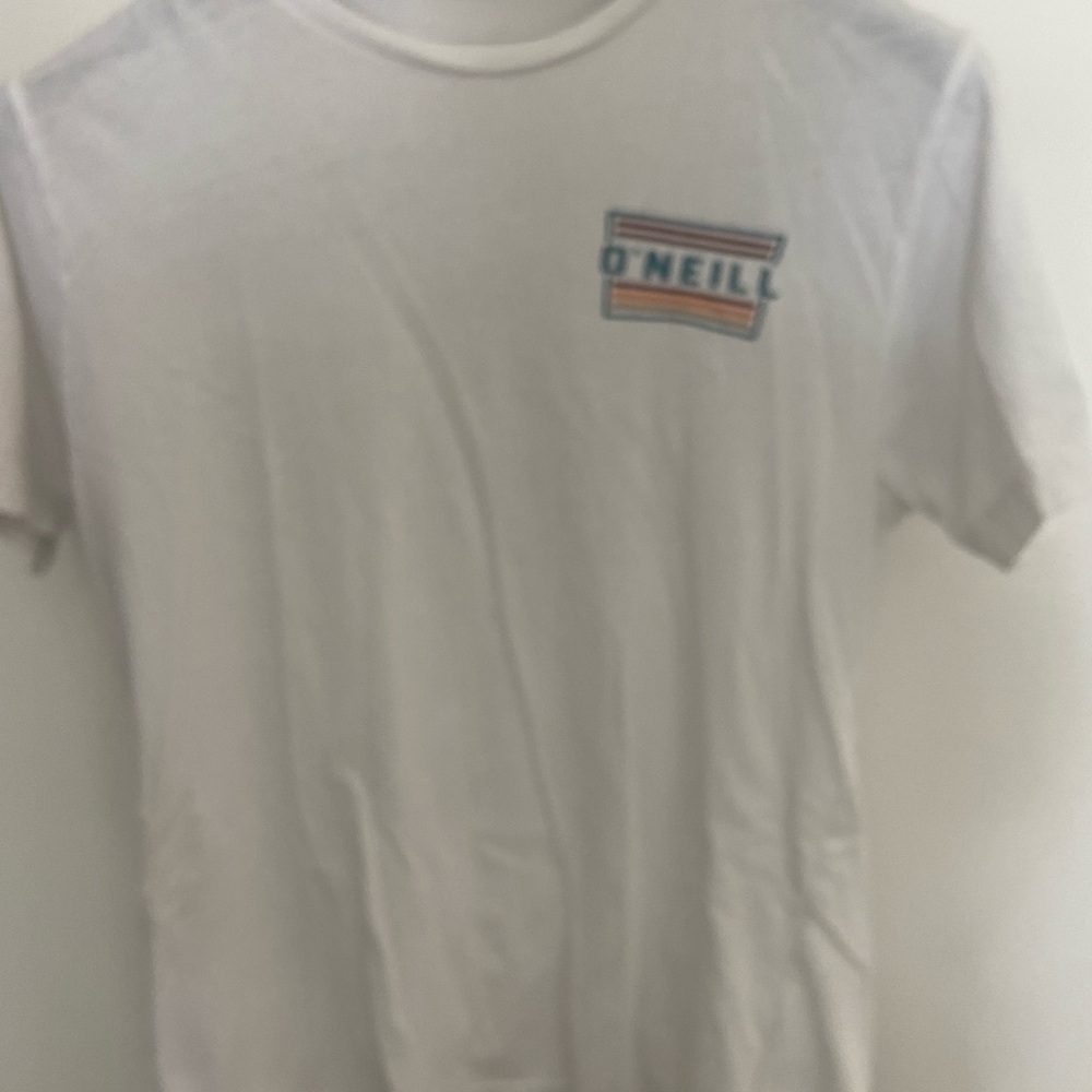 O'Neill White Tee with Logo Accent